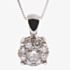 9ct White Gold 0.25ct Diamond Round Cluster Pendant P2382W/25-9