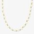 9ct 16 Inch Drilled Freshwater Pearl and Gold Necklace POZ726S