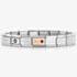 Nomination CLASSIC Rose Gold & Silver January Garnet Bracelet 430508/01