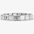 Nomination CLASSIC Blue Heart Baby Feet Charm Bracelet 330204/30 & 530300 SI