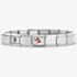 Nomination CLASSIC Christmas Candy Cane Charm Bracelet 330204/07 & 530300 SI