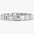 Nomination CLASSIC Christmas Heart and Santa Hat Charm Bracelet 330204/05 & 530300 SI