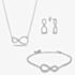 Rosa Lea Pave Infinity Jewellery Set AE-950632NA-1 & AE-950632HA-1 & AE-950711EA
