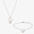 Rosa Lea Double Heart Jewellery Set AM-2THB027706 & AM-2THB027806