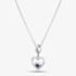 Rosa Lea February Birthstone Heart Dangle Charm Necklace
