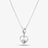 Rosa Lea April Birthstone Heart Dangle Charm Necklace