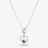 Rosa Lea September Birthstone Heart Dangle Charm Necklace