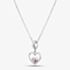 Rosa Lea October Birthstone Heart Dangle Charm Necklace
