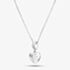 Rosa Lea 40 Heart Dangle Charm Necklace