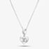 Rosa Lea 30 Pave Heart Dangle Charm Necklace