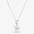 Rosa Lea 16 Pave Heart Dangle Charm Necklace