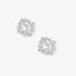 9ct White Gold 6mm Round Cubic Zirconia Stud Earrings SE406