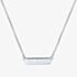 Ted Baker SCARL Silver Tone Crystal Sparkle Bar Necklace TBJ2980-01-02