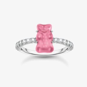 THOMAS SABO TR2459-052-9 Haribo Sterling Silver Mini Pink Ring