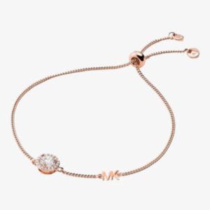 Michael Kors MKC1206AN791 Rose Gold Plated Crystal Bracelet