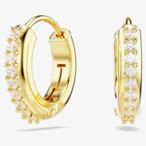 Swarovski 5697228 Matrix Gold Tone Plated Mini Hoop Earrings