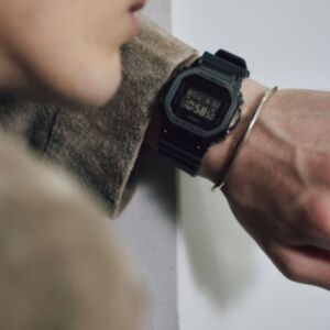 Casio GM-5600UB-1ER Mens G-Shock Black Digital Watch