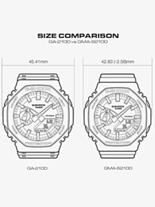 Casio GMA-S2100-7AER G-Shock 2100 White Dial Watch