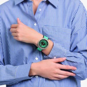 Swatch SB07S111 Big Bold Irony Skeleton Dial Mens Watch