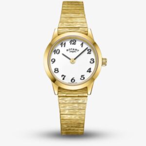 Rotary LB00762/01 Ladies Heritage Expander Gold Plated Watch