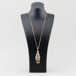 Pre-Owned 9ct Yellow Gold Cubic Zirconia Large Clown Pendant 24