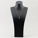 MAX + STONE Freshwater Pearl Necklace - Sterling Silver With Cubic Zirconia Accents, Open Circle Design