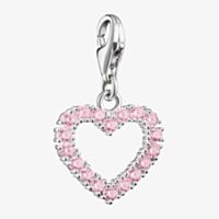 THOMAS SABO Charm Club Tokyo Crush Pink Heart Charm 2241-051-9