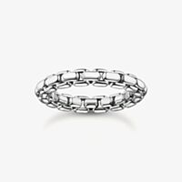 THOMAS SABO Silver Box Chain Ring TR2502-637-21