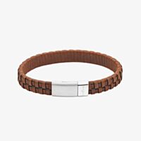 Unique Dark Brown Suede Magnetic Clasp Bracelet B562DB/21CM