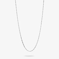 THOMAS SABO Silver Figaro Charm Necklace KE2329-001-21-L45v