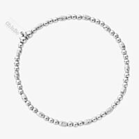 ChloBo Silver Dainty Sparkle Bracelet SBDSP