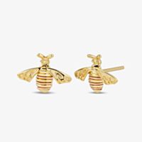 Clogau 9ct Gold Natures Wonder Honey Bee Stud Earrings GHBE836