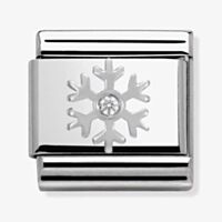 Nomination CLASSIC Silvershine Christmas Snowflake Charm 330313/02