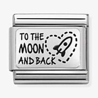 Nomination CLASSIC Composable Silver To the Moon and Back Charm 330111/39