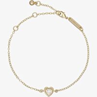 Ted Baker Hansa Gold Tone Crystal Heart Bracelet TBJ3178-02-02