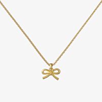 Ted Baker Blaire Gold Tone Mini Bow Pendant Necklace TBJ4175-02-03