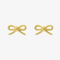 Ted Baker Brooke Gold Tone Mini Bow Stud Earrings TBJ4156-02-03