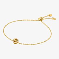 Michael Kors Gold Tone Logo Sliding Bracelet MKC1762CZ710
