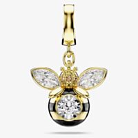 Swarovski Idyllia 18ct Gold Tone Plated Crystal Bee Charm 5743132