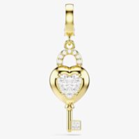 Swarovski Idyllia 18ct Gold Tone Plated Heart Key Charm 5742959