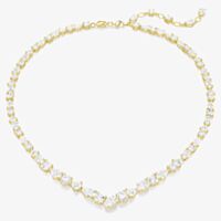Swarovski Mesmera Gold Tone Plated Zirconia Necklace 5743826