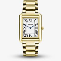 Sekonda Mens Clement Gold Plated White Dial Watch 30273