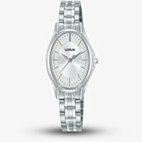 Lorus Ladies Oval Silver Dial Bracelet Watch RRX83JX9