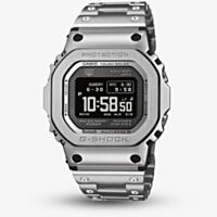 Casio Mens G-Shock Full Metal Origin 5000 Series Silver Digital Solar Bracelet Watch GMW-BZ5000D-1ER