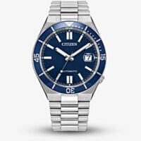 Citizen Mens Tsuyosa Shore Automatic Blue Bracelet Watch NJ0230-59L