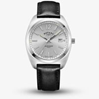 Rotary Mens Sport Avenger Black Leather Strap Watch GS05480/59