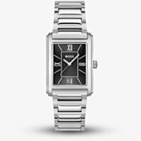 BOSS Mens Principle Black Dial Stainless Steel Bracelet Watch 1514297