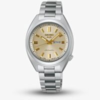 Seiko Ladies 5 Sports Hebitama SNXS Double Cream Dial Watch SRE023K1