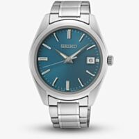 Seiko Mens Classic Blue Dial Bracelet Watch SUR525P1