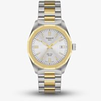 Tissot PRC 100 Solar Silver Dial Two Tone Bracelet Watch T151.822.22.031.00